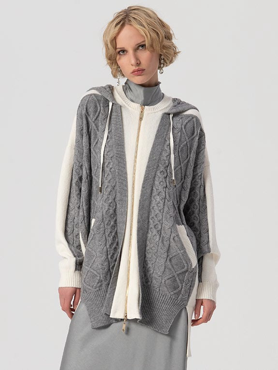 Casaco malha oversized Fracomina