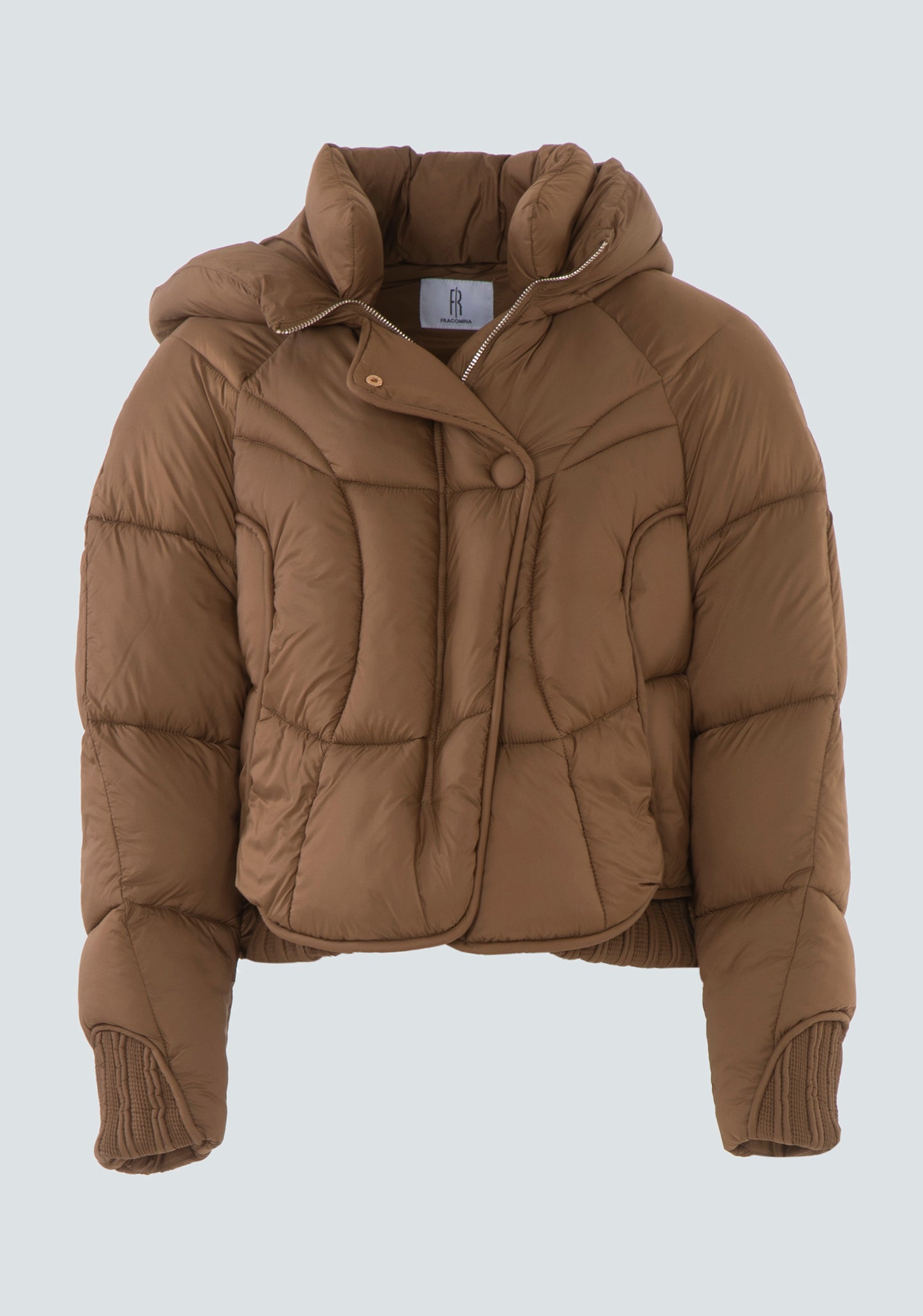 Casaco Acolchoado Camel Fracomina