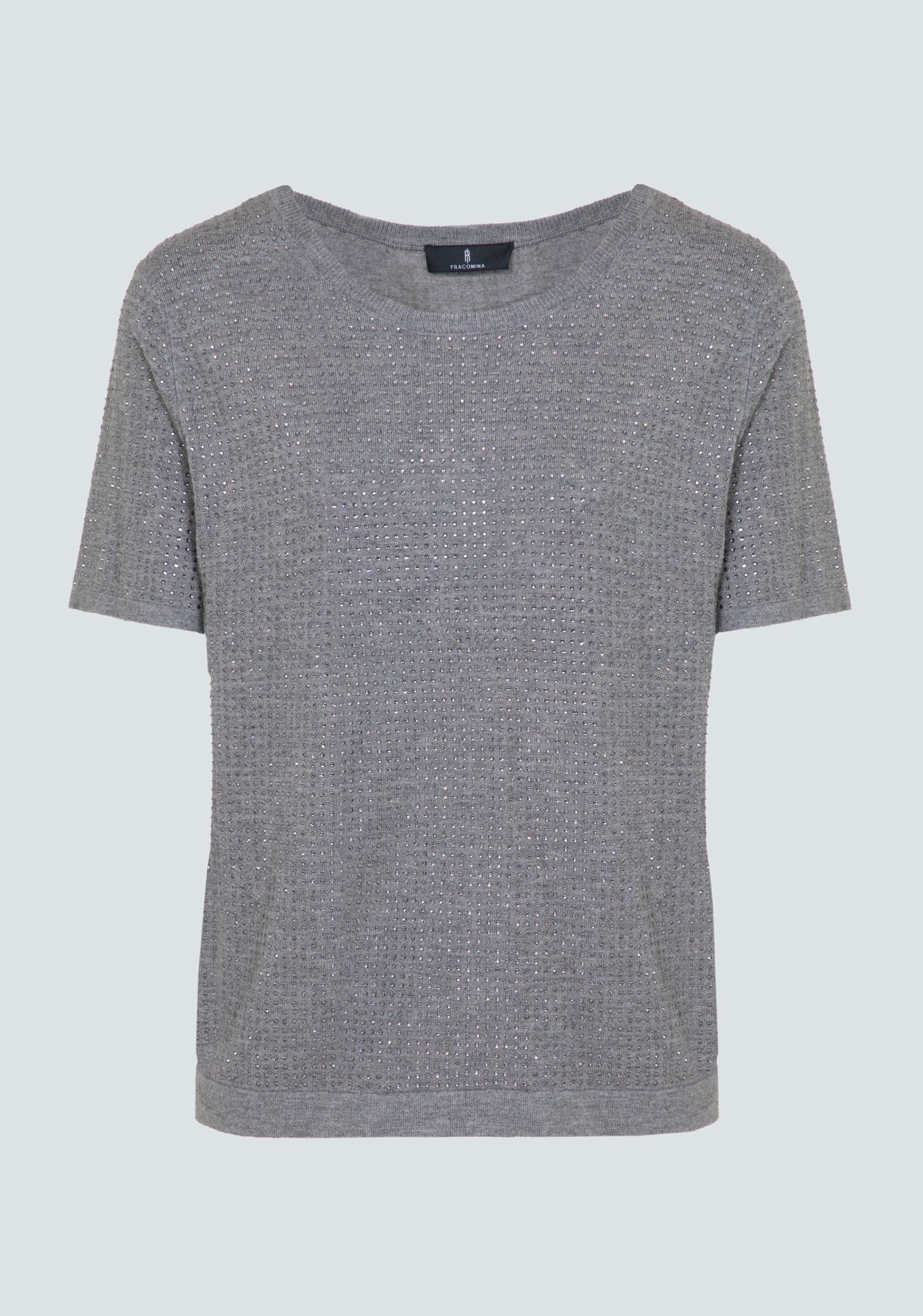 Tshirt com strass Fracomina