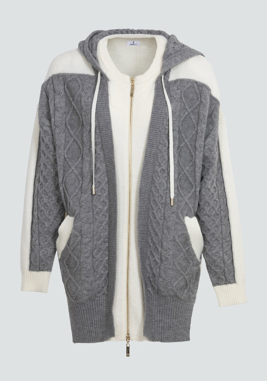 Casaco malha oversized Fracomina