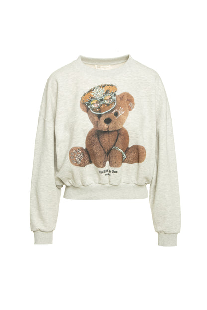 Sweatshirt com Urso BSB