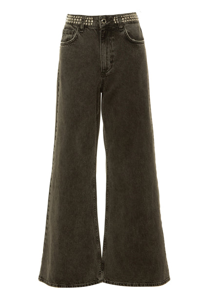 Calças de Ganga Kalia com Tachas