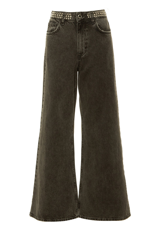 Calças de Ganga Kalia com Tachas