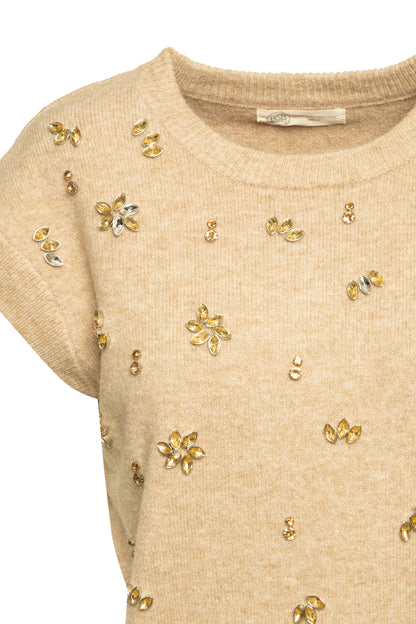 Camisola com Apliques de Pedras BSB