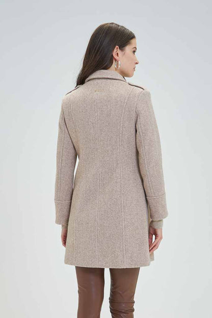 Casaco Comprido com Botões Dourados Goa Goa