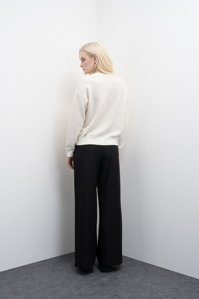 Camisola com Padrão Losangos e Decote em V Goa Goa