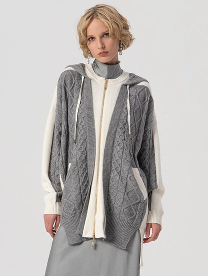 Casaco malha oversized Fracomina