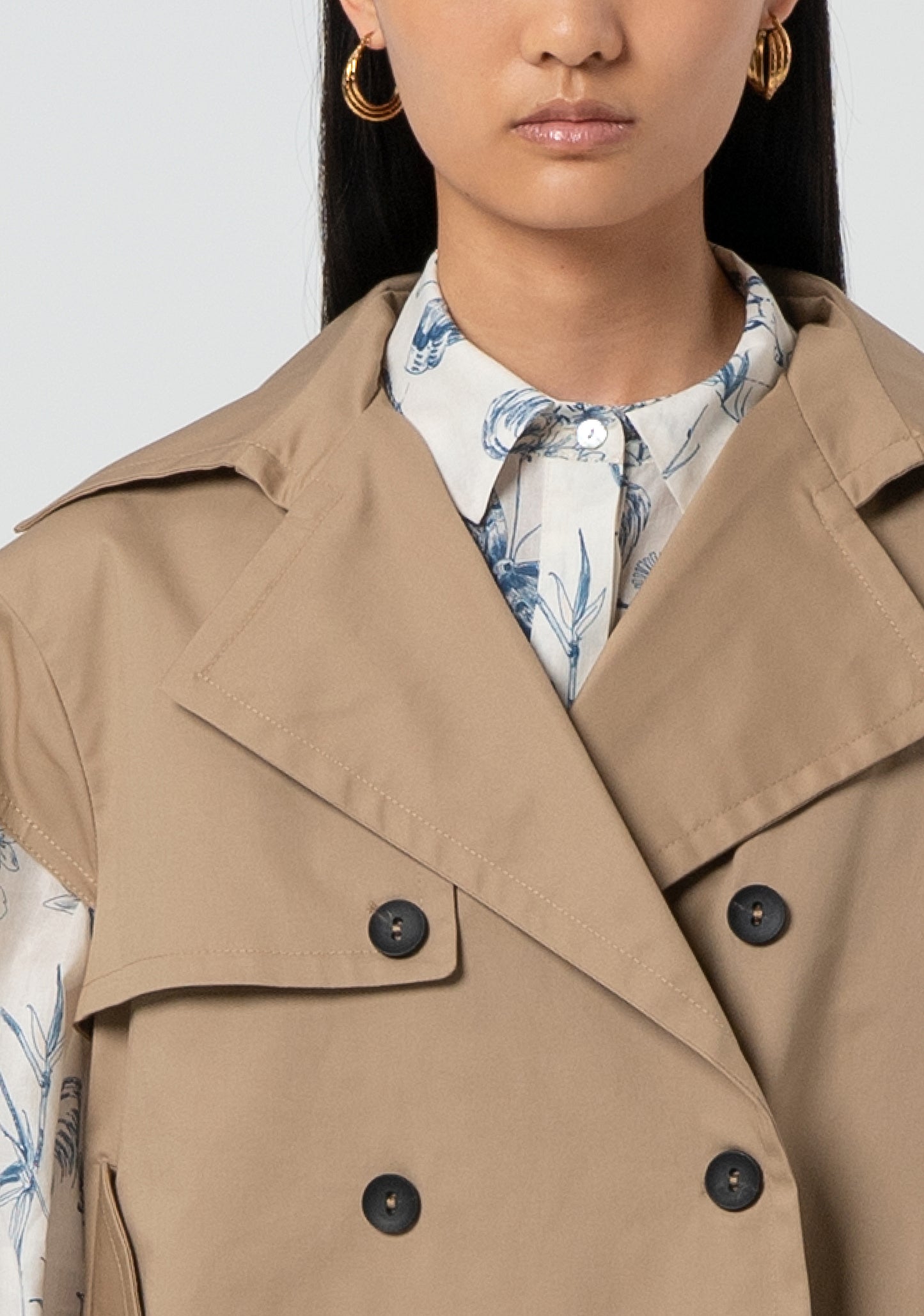 Gilet Trench Beige