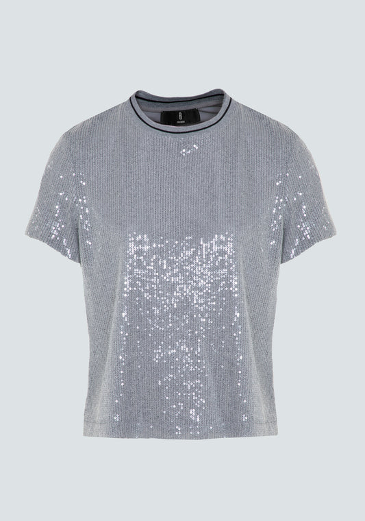 Blusa Regular com Brilhos Fracomina