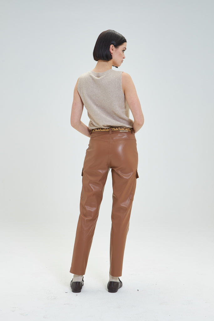 Calças Efeito Pele Goa Goa