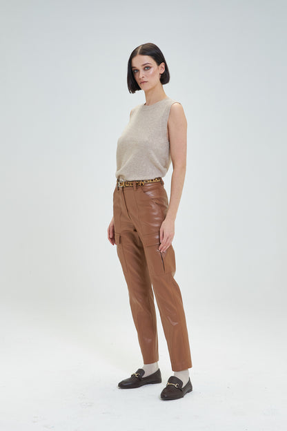 Calças Efeito Pele Goa Goa